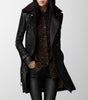 Women's Faux Leather Biker Jacket with Fur Collar Perfecto Style