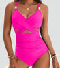 One-Piece Sculpting Swimsuit for Women with Mesh | Ideal for Summer