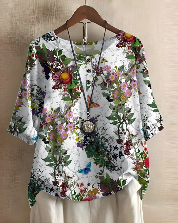 Women's Top with Geometric Print Tunic | Perfect for Everyday Wear