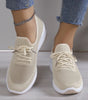 Breathable Mesh Wedge Sneakers for Women
