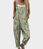 Printed overalls for women