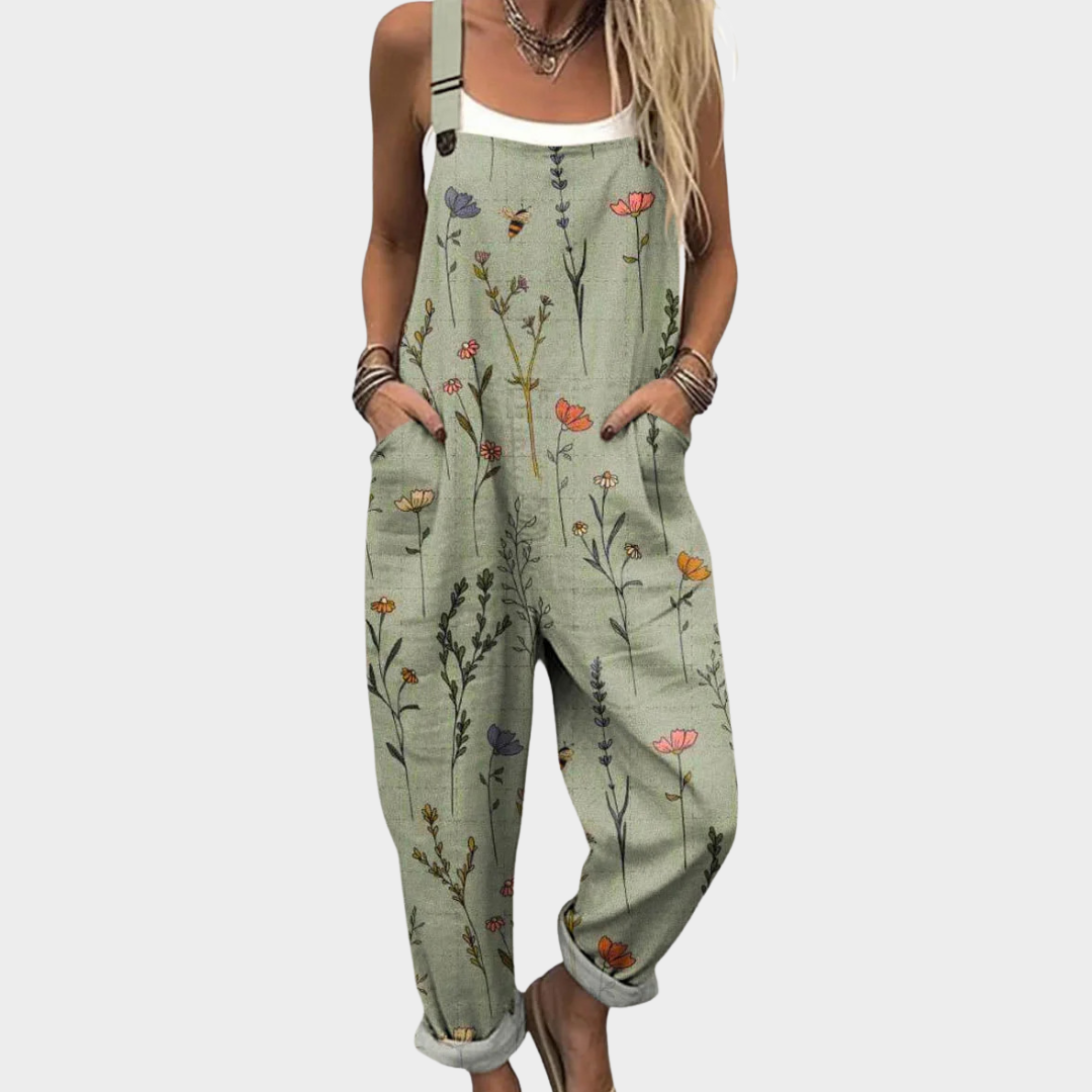 3D Printed Overalls with Adjustable Straps for Women