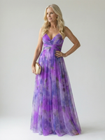 Sleeveless Printed Maxi Dress for Women