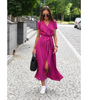 Floral Print Long Flared Dress for Women | Perfect for Summer