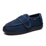 Comfortable Women's Slip-On for Wide Feet with Mesh and Velcro Closure