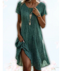 Mid-Length Summer Dress with Geometric Print for Women | Perfect for Vacation