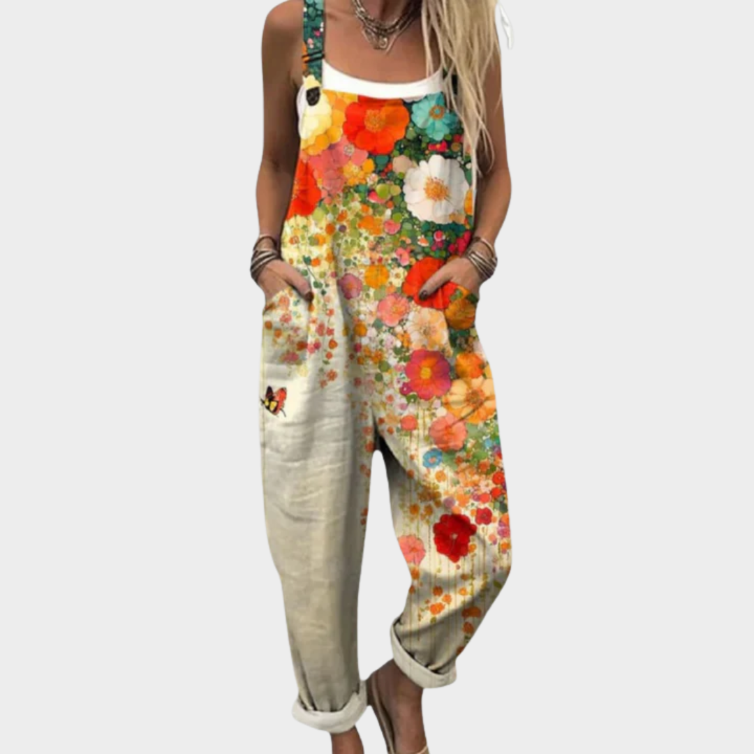 Comfortable Printed Overalls for Women