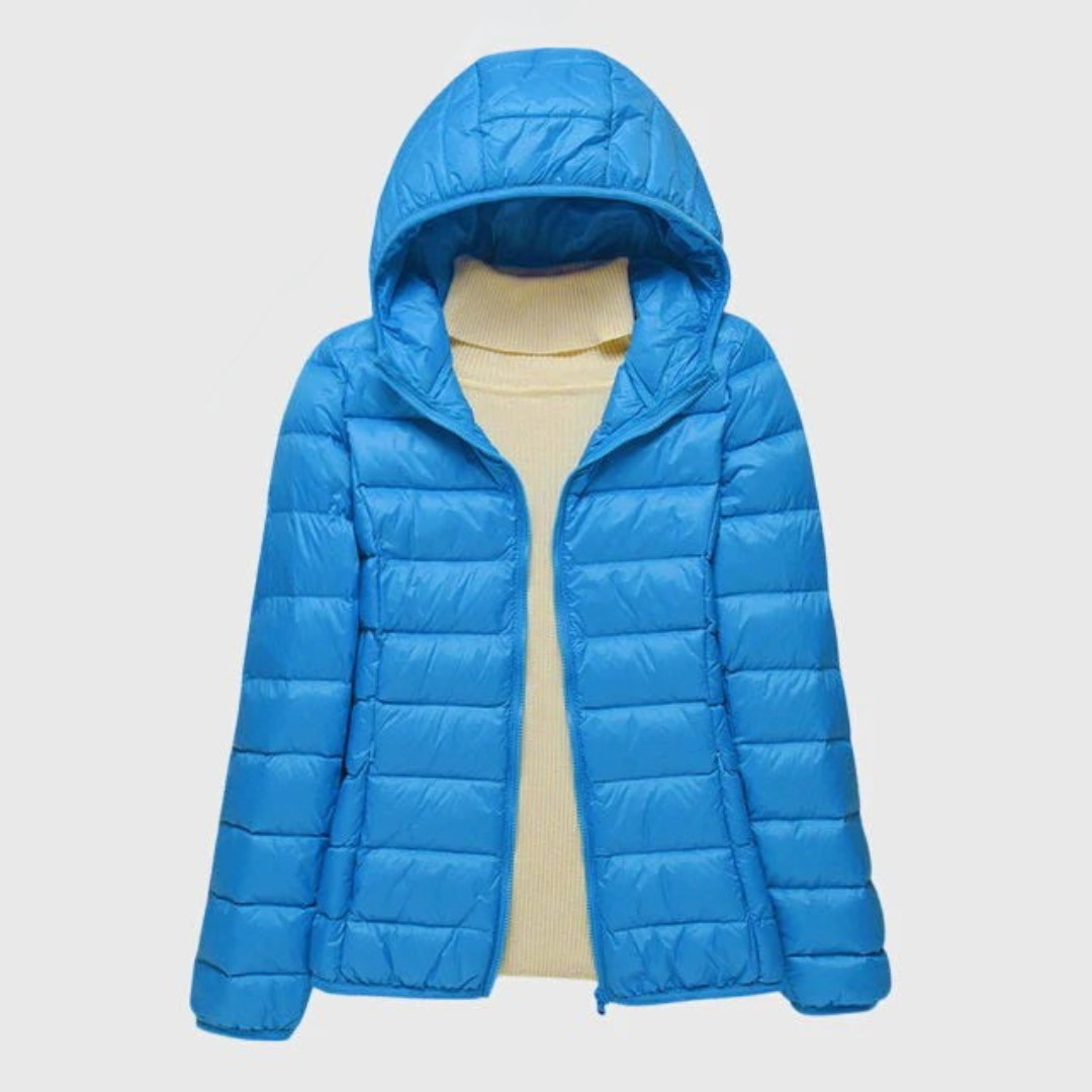 Light Hooded Down Jacket for Women