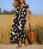 Long Dress with Geometric Print for Women | Ideal for Summer