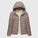 Light Hooded Down Jacket for Women
