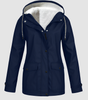 Oversized Parka with Hood and Faux Fur for Women
