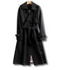 Long Cotton Trench Coat for Women