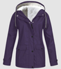 Oversized Parka with Hood and Faux Fur for Women