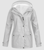 Oversized Parka with Hood and Faux Fur for Women