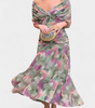 Elegant Dark Green Deep V-Neck Dress