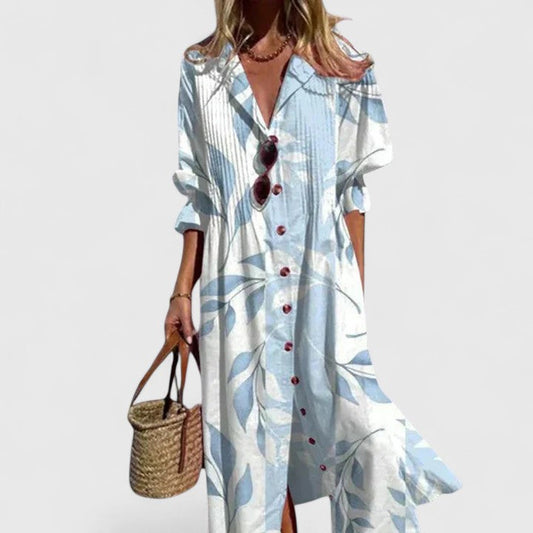 Printed A-line Dress for Women