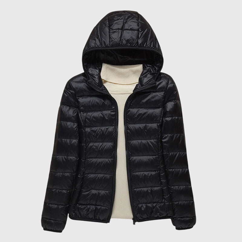 Light Hooded Down Jacket for Women