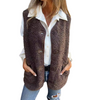 Sherpa Fleece Sleeveless Vest for Women
