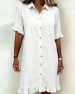 Denim Dress with Buttons for Women | Perfect for Everyday Wear