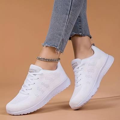 Lightweight and Comfortable Breathable Mesh Sneakers for Women