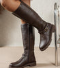 High Riding Boot in Faux Leather for Women
