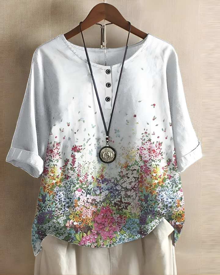 Women's Top with Geometric Print Tunic | Perfect for Everyday Wear