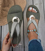 Open Sandals with Metal Buckle for Women | Ideal for Summer