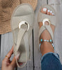 Open Sandals with Metal Buckle for Women | Ideal for Summer