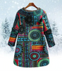 Floral Jacket with Hood for Women