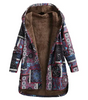 Floral Jacket with Hood for Women