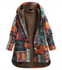 Floral Jacket with Hood for Women