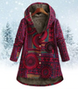 Floral Jacket with Hood for Women