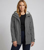 Oversized Parka with Hood and Faux Fur for Women