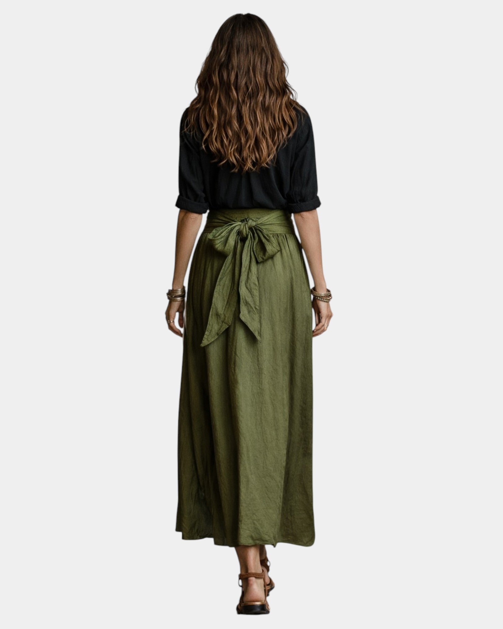 High Waist Midi Skirt and Shirt Set for Women | Ideal for Everyday Wear