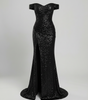 Sequin Evening Dress with Slit for Women | Perfect for Going Out