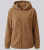 Women's Teddy Fleece Hoodie Jacket