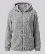 Women's Teddy Fleece Hoodie Jacket