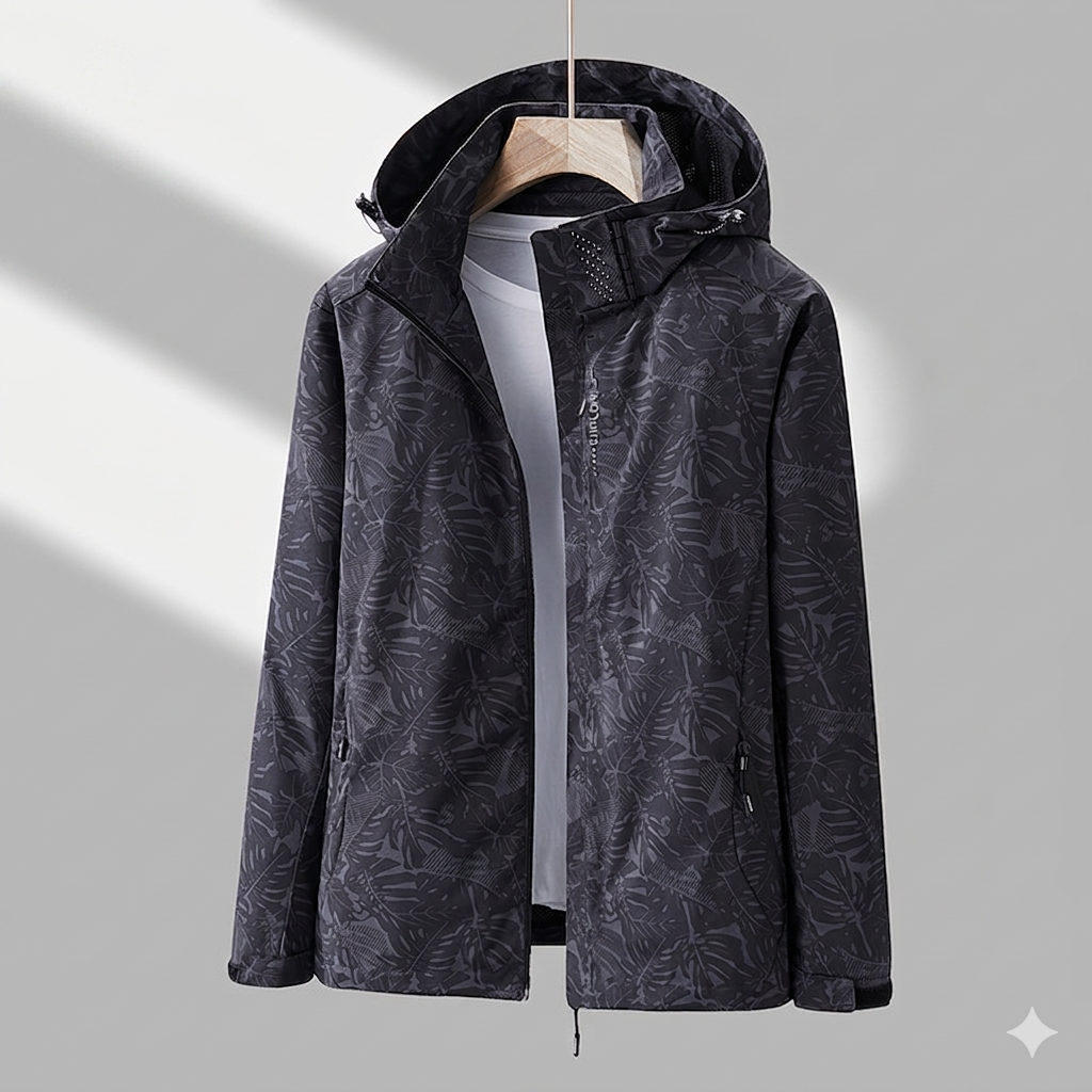 Women's Waterproof Windbreaker Jacket with Hood