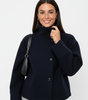 Women's Winter Short Jacket with Stand-Up Collar
