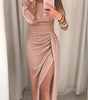 Shiny Off-Shoulder Midi Dress for Women | Perfect for Going Out