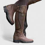 High Knee Faux Leather Riding Boots for Women