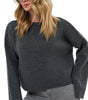 Oversized Ribbed High Neck Sweater for Women