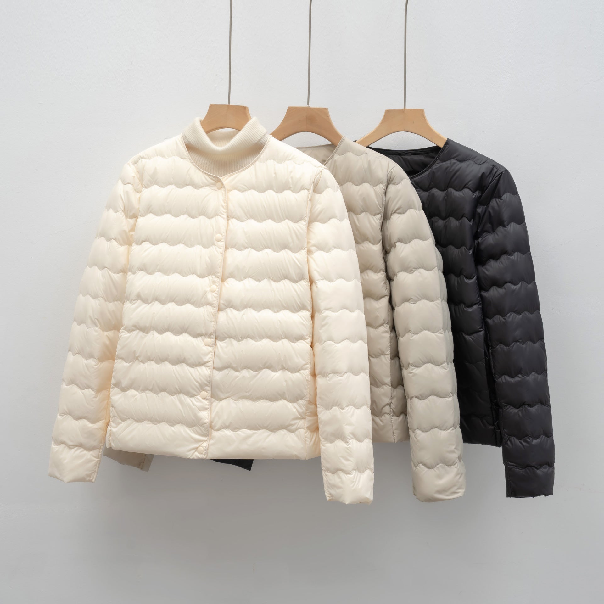Short Quilted Down Jacket for Women