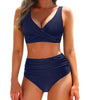 High-Waisted Bikini with Fitted Top for Women
