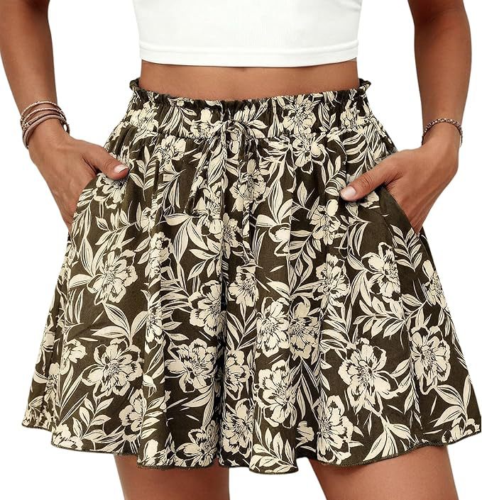 Short Loose with Polka Dots and Elastic Waist for Women | Ideal for Summer