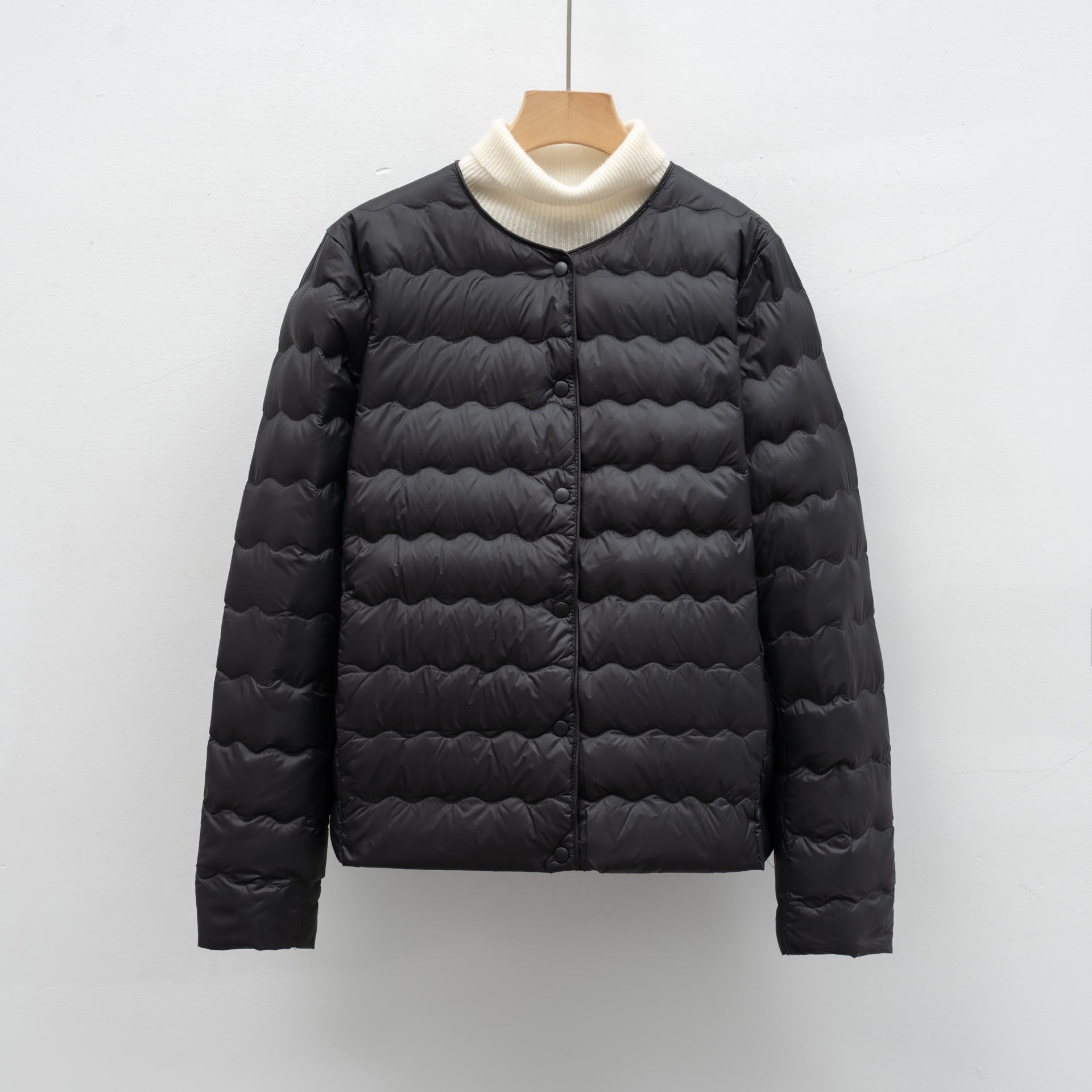 Short Quilted Down Jacket for Women