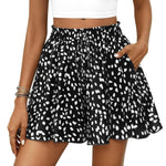 Short Loose with Polka Dots and Elastic Waist for Women | Ideal for Summer