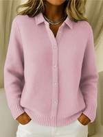 Knitted cotton vest for women