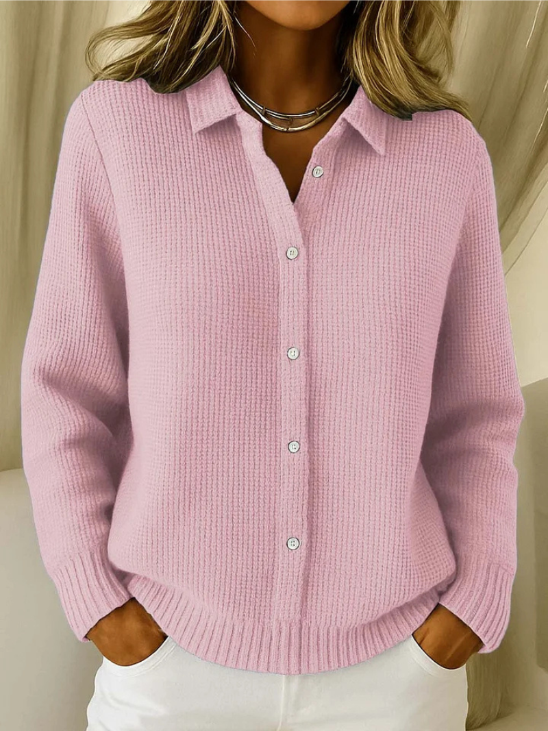 Knitted cotton vest for women