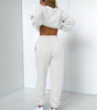 Casual Sweatshirt and Long Pants Set for Women